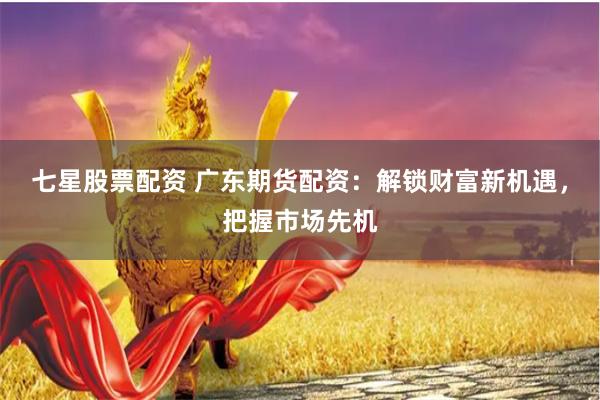 七星股票配资 广东期货配资：解锁财富新机遇，把握市场先机